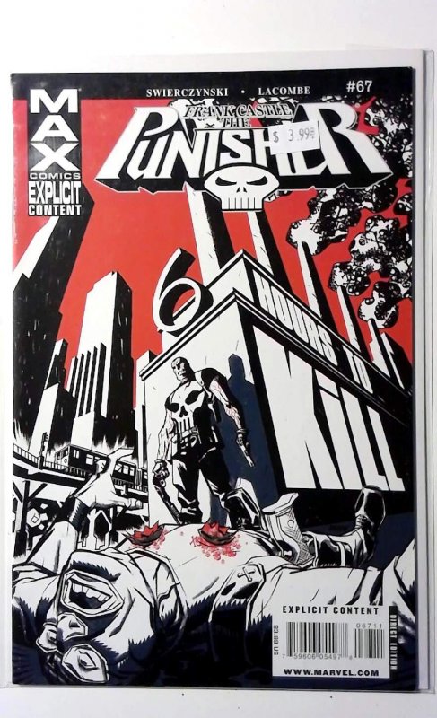 Punisher: Frank Castle MAX #67 (Marvel Comics, 2009), raw, ungraded comic book — front cover