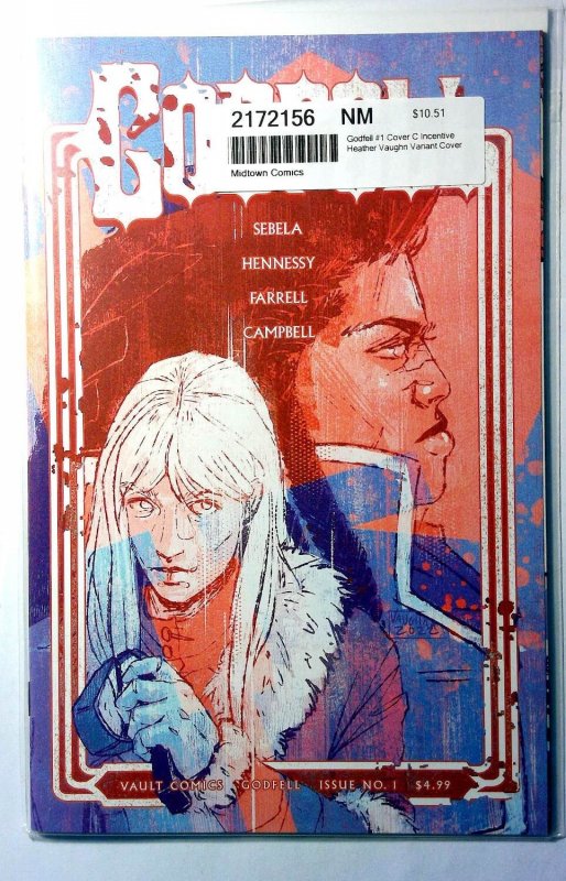 Godfell #1 (Image Comics, 2023), raw comic book in NM 9.4 condition — front cover