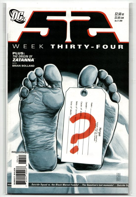 52 #34 (DC Comics, 2006), raw, ungraded comic book — front cover