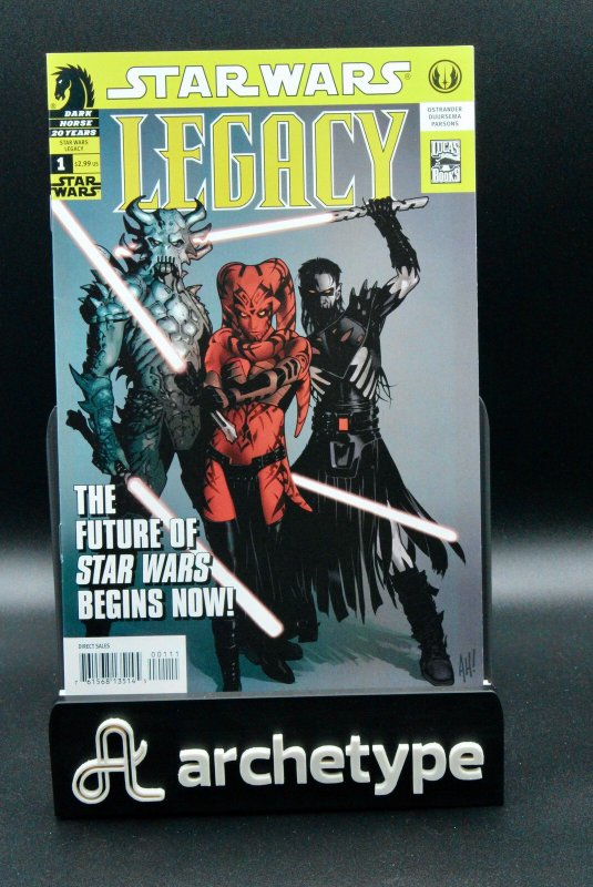 Star Wars: Legacy #1 (Dark Horse Comics, 2006), raw comic book in NM condition — front cover