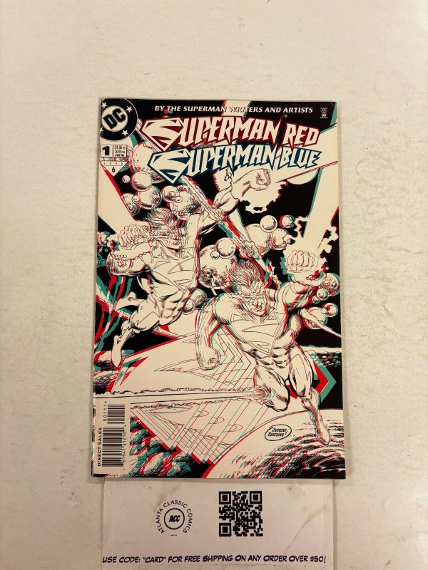 Superman Red Superman Blue #1 (DC Comics), raw comic book in NM condition — front cover