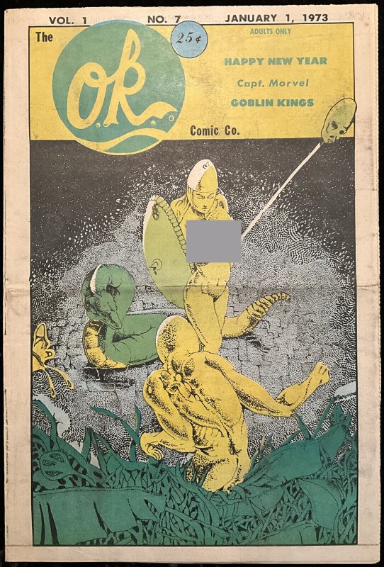 O.k. Comic Company #7, raw comic book in 6.0 condition — front cover