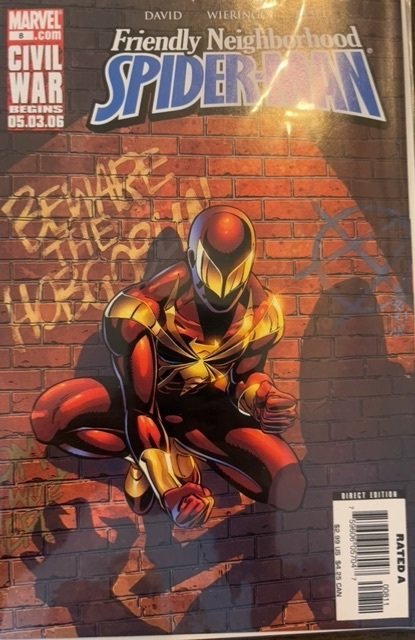 Friendly Neighborhood Spider-Man #8 (Marvel Comics, 2006), raw, ungraded comic book — front cover