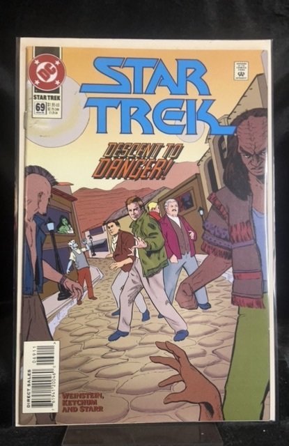 Star Trek #69 (DC Comics, 1995), raw, ungraded comic book — front cover