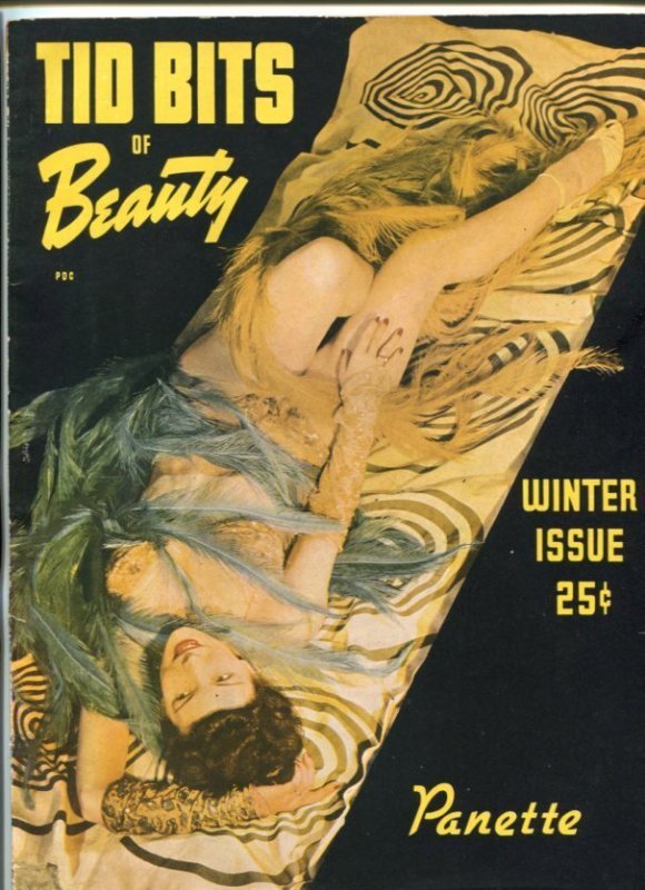MAG: Tid Bits of Beauty #1 (1943), raw, ungraded comic book — front cover