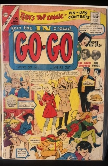 Go-Go #3 (1966), raw, ungraded comic book — front cover
