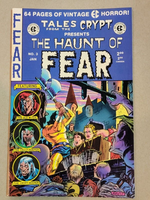 Tales from the Crypt Haunt of Fear #3, raw, ungraded comic book — front cover