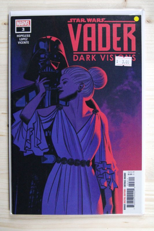 Star Wars: Vader: Dark Visions #3 (Marvel Comics, 2019), raw comic book in NM 9.4 condition — front cover
