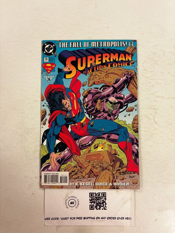 Action Comics #701 (DC Comics), raw comic book in NM condition — front cover