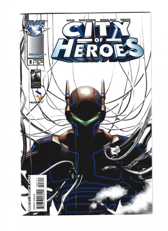 City of Heroes #3 (2005), raw, ungraded comic book — front cover