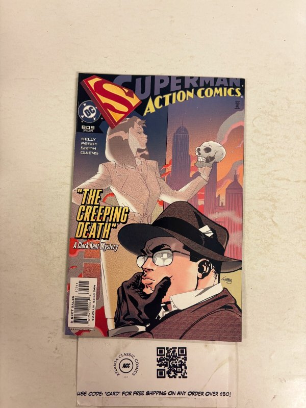 Action Comics #809 (DC Comics), raw comic book in NM condition — front cover