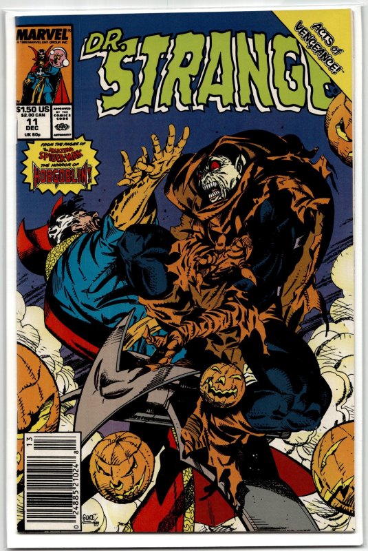 Doctor Strange, Sorcerer Supreme #11 (Marvel Comics, 1989), raw, ungraded comic book — front cover