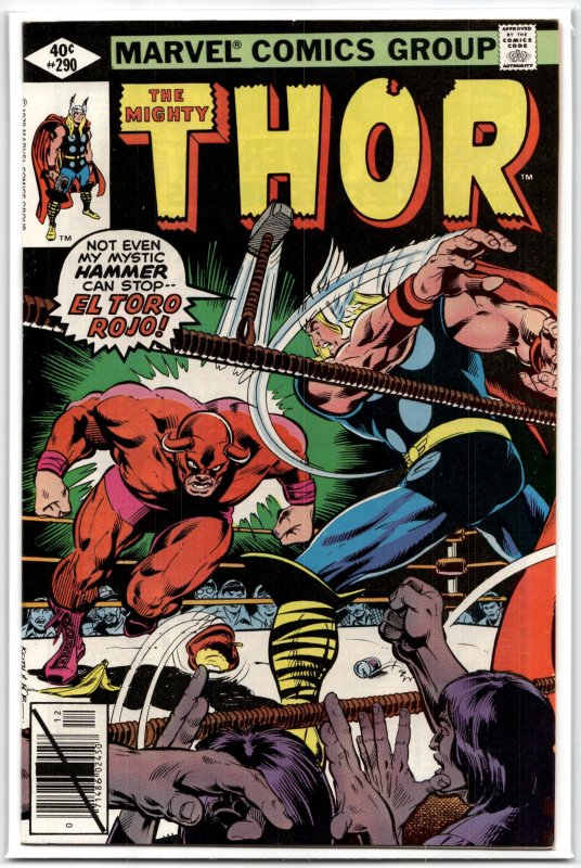 Thor #290 (Marvel Comics, 1979), raw, ungraded comic book — front cover