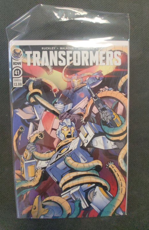 Transformers #41 (Marvel Comics), raw, ungraded comic book — front cover