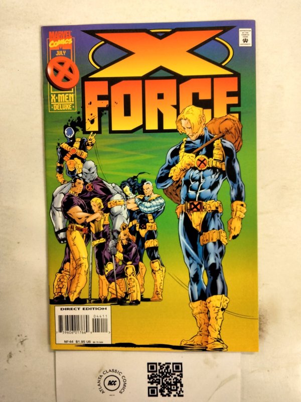 X_Force #44 (Marvel Comics, 1995), raw comic book in NM condition — front cover