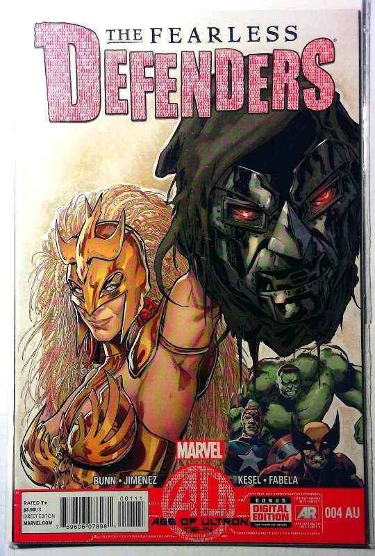 Fearless Defenders #4 (2013), raw, ungraded comic book — front cover