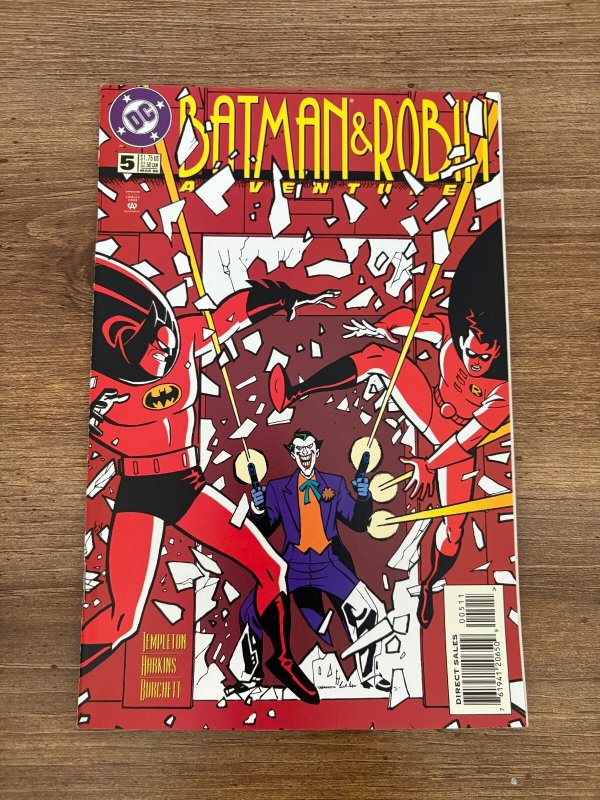 Batman & Robin Adventures #5 (DC Comics), raw comic book in NM condition — front cover