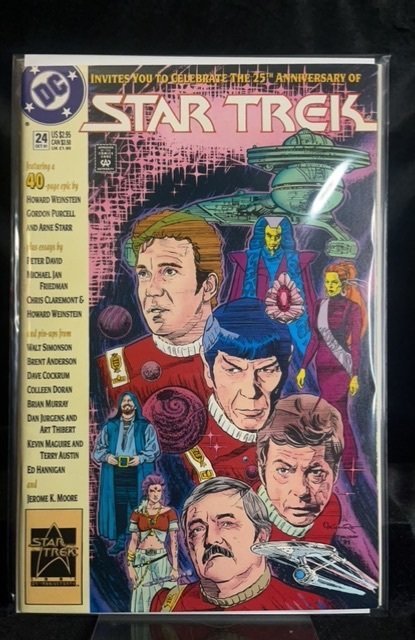 Star Trek #24 (DC Comics, 1991), raw, ungraded comic book — front cover