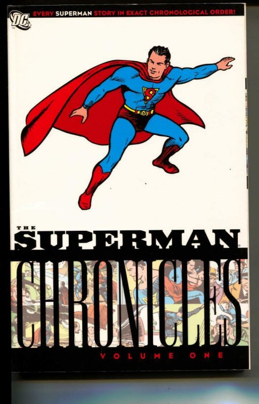 Superman Chronicles Volume 1 TPB Trade, raw, ungraded comic book — front cover