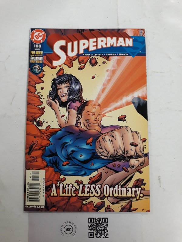 Superman #188 (DC Comics), raw comic book in NM condition — front cover
