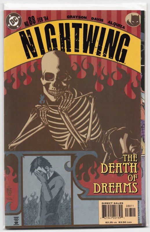 Nightwing #88 (DC Comics, 2004), raw, ungraded comic book — front cover