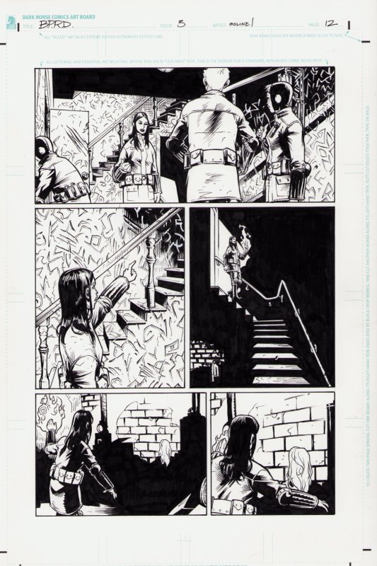 Bprd: War on Frogs #5 (2008), raw, ungraded comic book — front cover