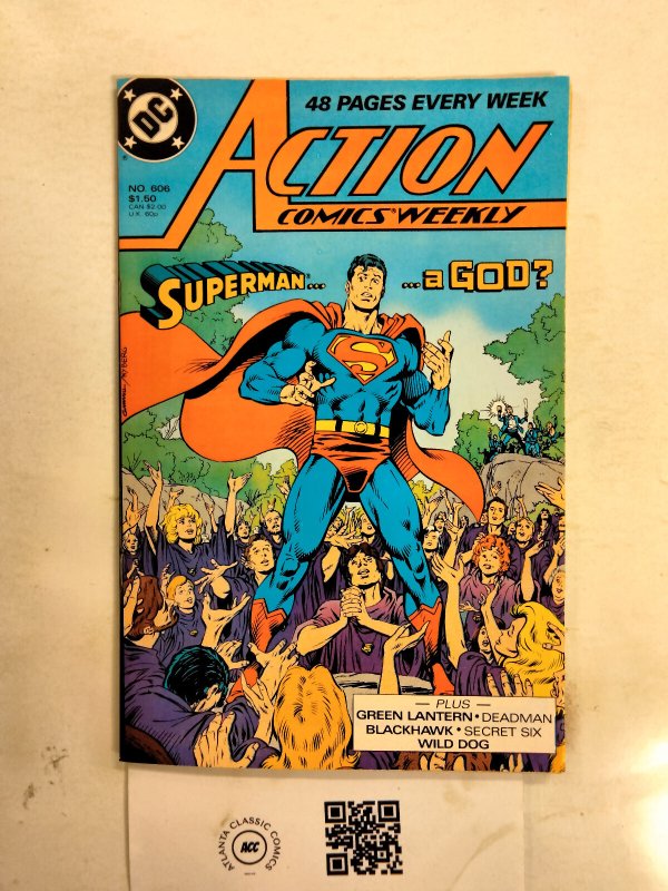 Action Comics Weekly #606 (DC Comics), raw comic book in NM condition — front cover