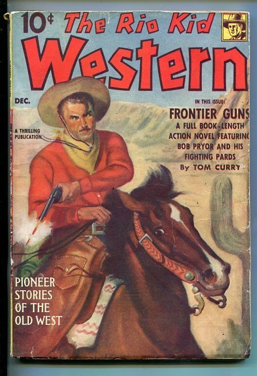 Rio Kid Western #1 (1939), raw, ungraded comic book — front cover