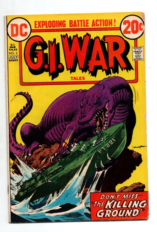G.I. War Tales #2 (1973), raw comic book in FN/VF condition — front cover