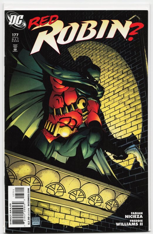 Robin #177 (DC Comics, 2008), raw, ungraded comic book — front cover