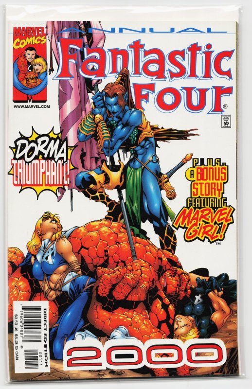 Fantastic Four 2000 (2000) Fantastic Four (Marvel Comics, 2000), raw, ungraded comic book — front cover