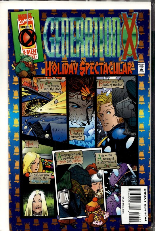 Generation X #4 (Marvel Comics, 1995), raw, ungraded comic book — front cover