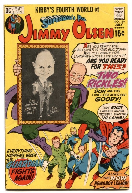 Superman's Pal Jimmy Olsen #139 - 1971 - DC - G+ - Comic Book (DC Comics, 1971), raw, ungraded comic book — front cover