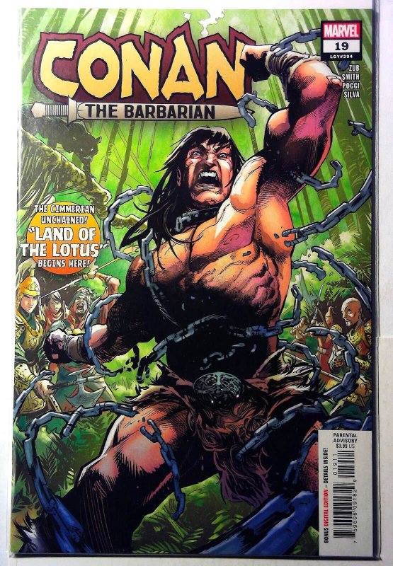 Conan the Barbarian #19 (Marvel Comics, 2021), raw, ungraded comic book — front cover