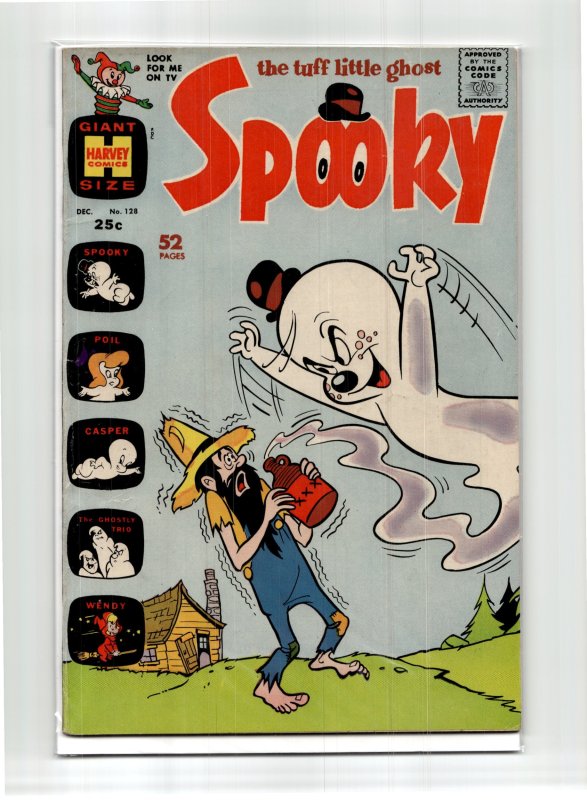 Spooky #128 (1971), raw, ungraded comic book — front cover