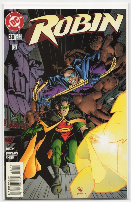 Robin #36 (DC Comics, 1996), raw, ungraded comic book — front cover