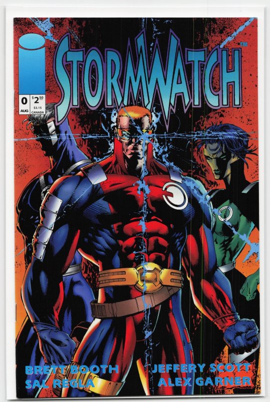 Stormwatch #0 (1993), raw, ungraded comic book — front cover