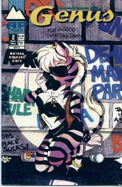 Genus #2 (1993), raw comic book in VF/NM condition — front cover