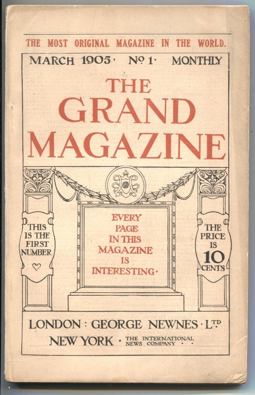 Grand Magazine #1, raw, ungraded comic book — front cover