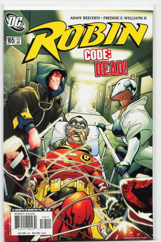 Robin #165 (DC Comics, 2007), raw, ungraded comic book — front cover