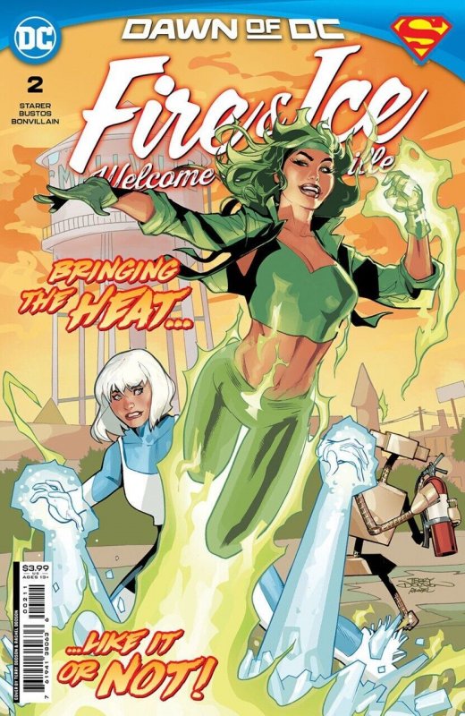 Fire & Ice: Welcome to Smallville #2 (2023), raw comic book in NM condition — front cover