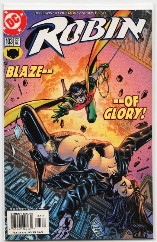 Robin #103 (DC Comics, 2002), raw, ungraded comic book — front cover