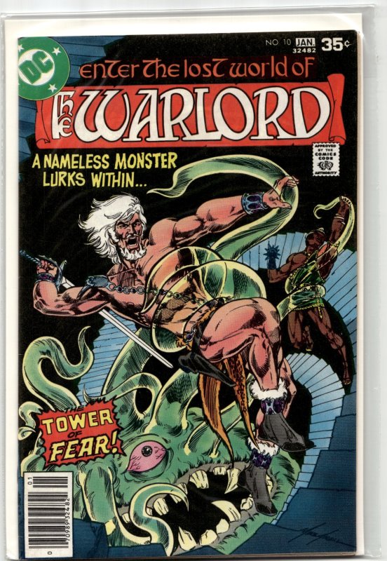 Warlord #10 (DC Comics, 1978), raw, ungraded comic book — front cover