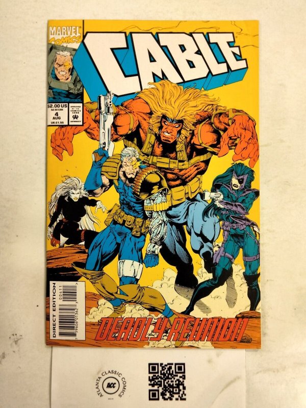 Cable #4 (Marvel Comics), raw comic book in NM condition — front cover