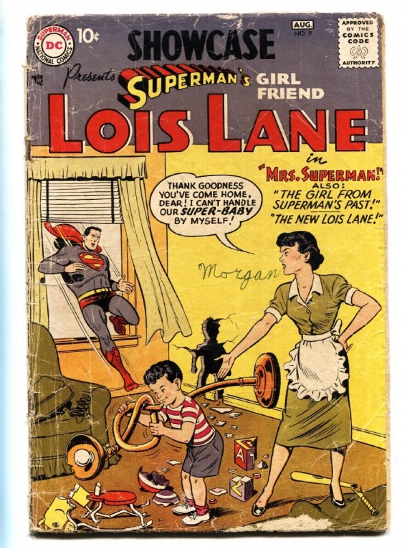 Showcase #9 - 1957 - DC - G- - Comic Book (DC Comics, 1957), raw, ungraded comic book — front cover
