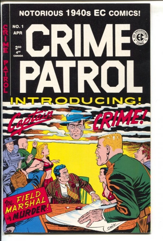 Crime Patrol #1 (2000), raw comic book in VF condition — front cover