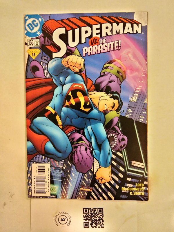 Superman #156 (DC Comics, 1962), raw comic book in NM condition — front cover