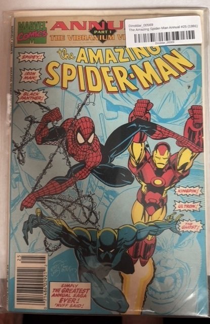 The Amazing Spider-Man Annual #25 (Marvel Comics, 1991), raw, ungraded comic book — front cover