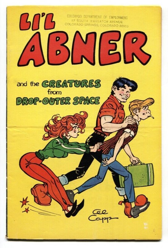 Li'l Abner nn Rare Promo Comic- Drop-Outer Space, raw, ungraded comic book — front cover