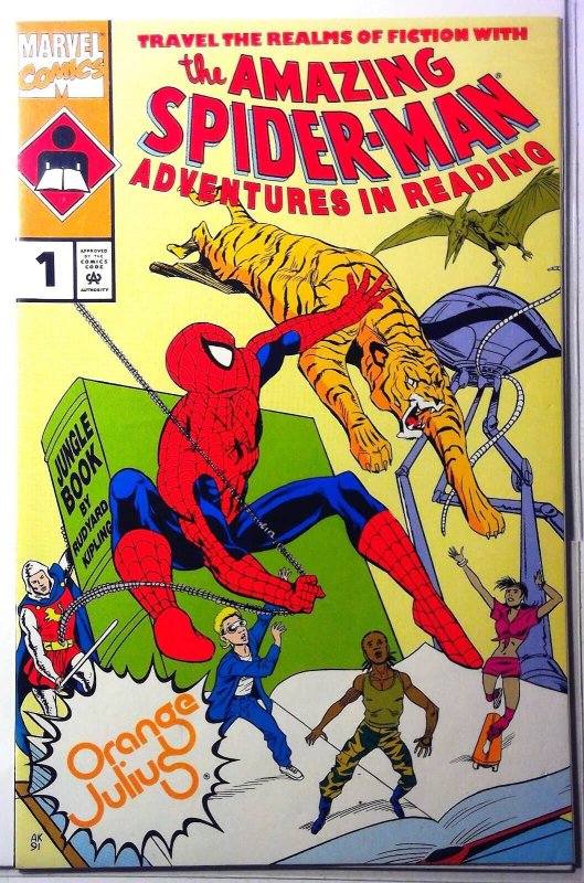 Amazing Spider-Man Adventures Reading Giveaway Vol 2 #1 (Marvel Comics, 1992), raw, ungraded comic book — front cover
